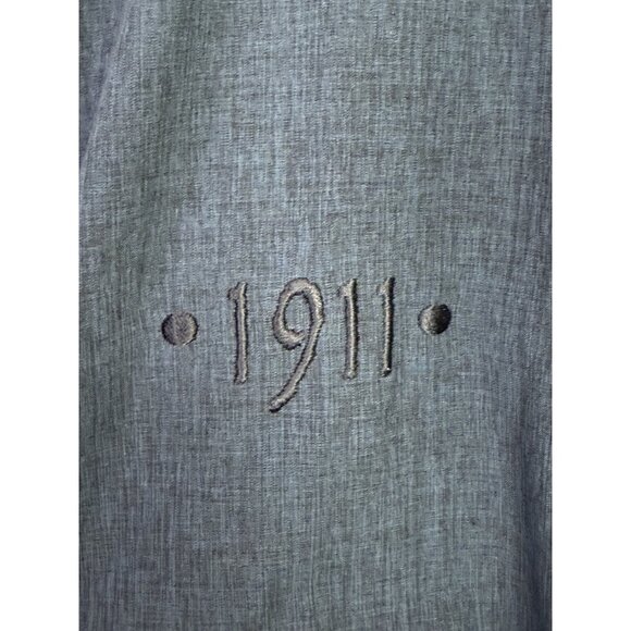 TRAVIS MATHEW Texas Patch Mens Full Zip Jacket Lightweight Heathered Blue Sz XXL - Picture 10 of 15